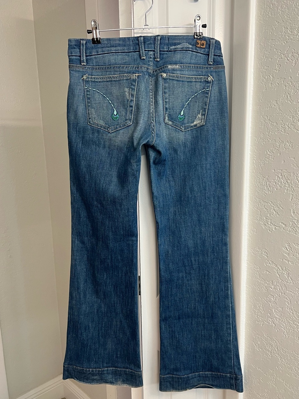 Joe’s Jeans 27 1971 Vintage Series Flare Jeans with minimal Embroidery